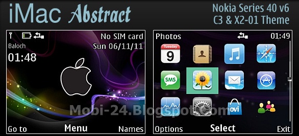 Nokia C3 Abstract Themes | imac abstract theme for nokia s40v6 320x240 c3 x2 01 Nokia C3 Abstract Themes | imac abstract theme for nokia s40v6 320x240 c3 x2 01
