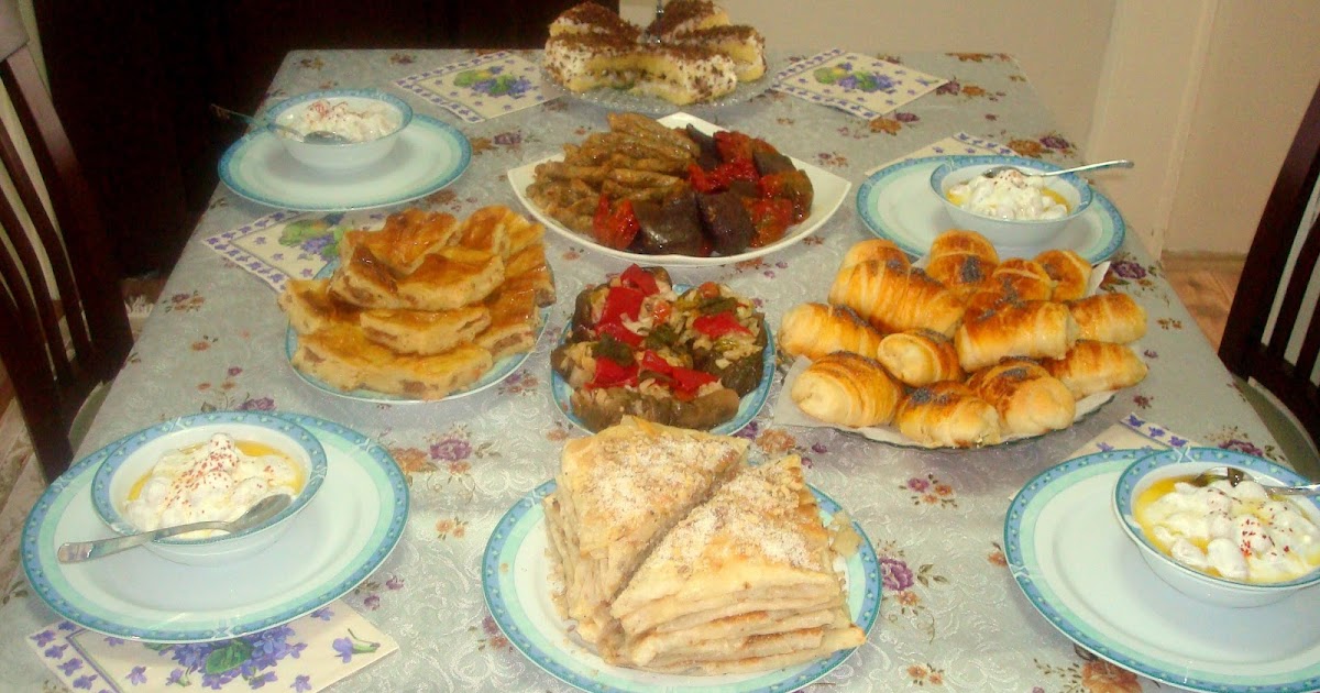 1 aylık yemek menüsü ev için