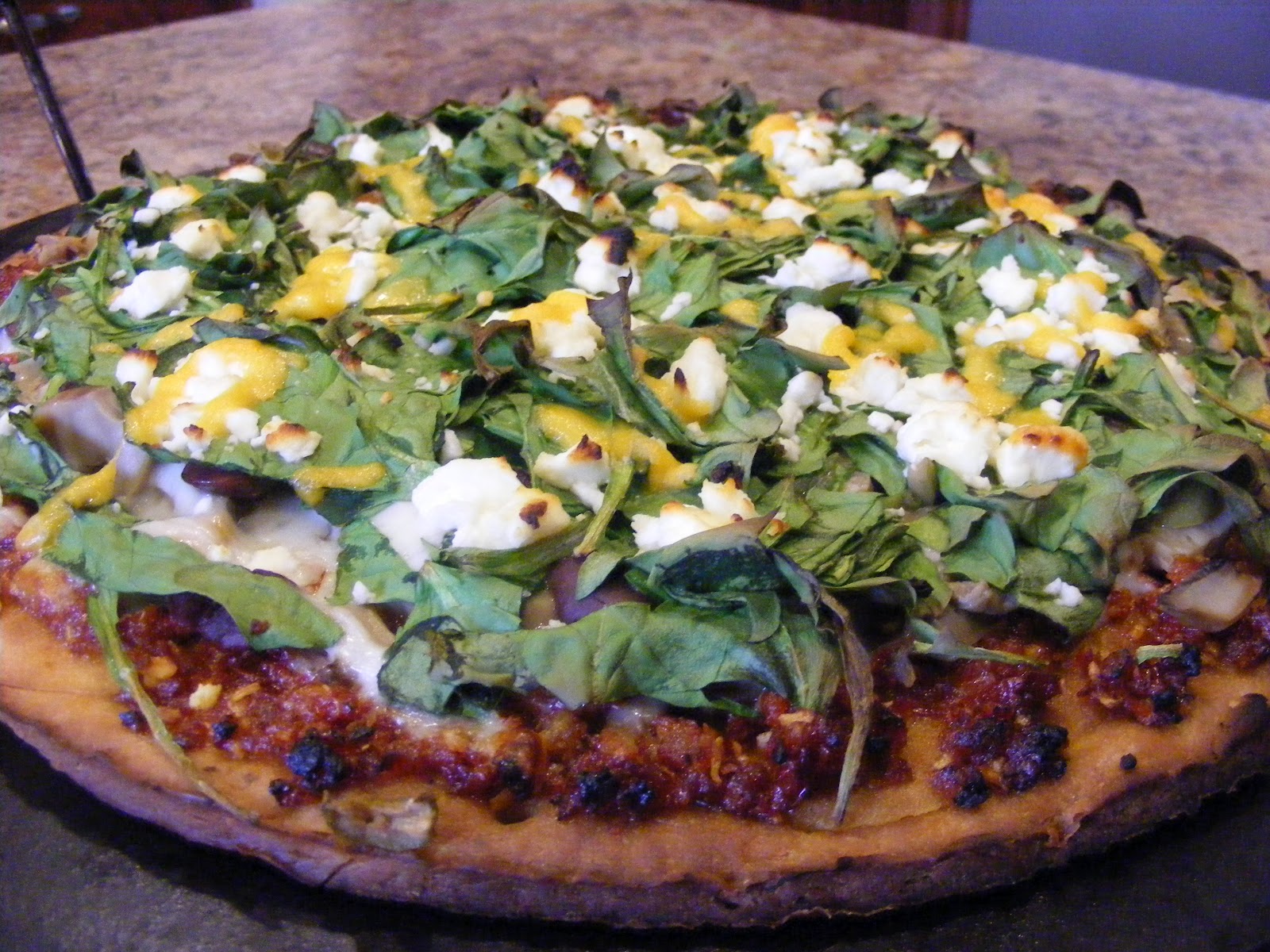 Make Your Someday Today! Spinach Pizza