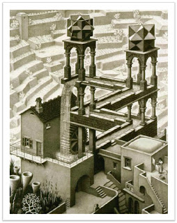 Escher - Waterfall, 1961