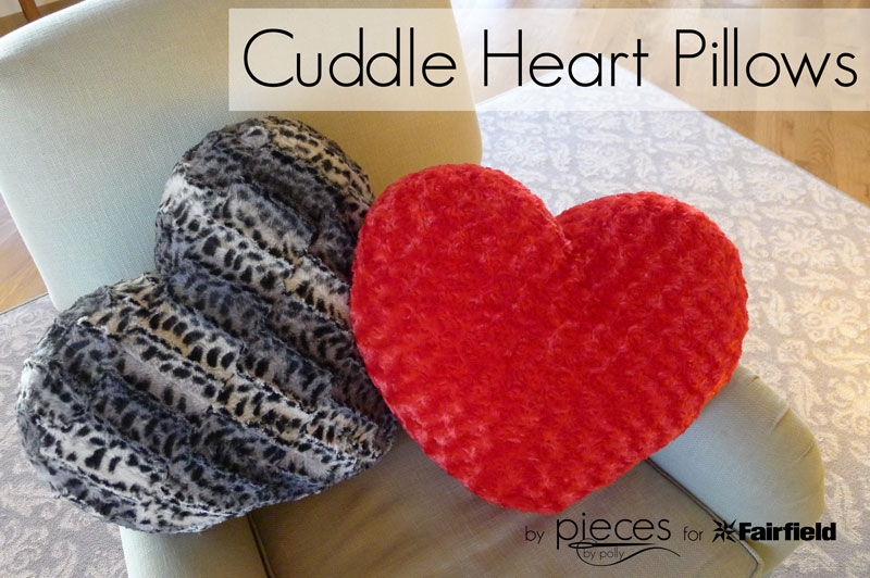 Pieces by Polly Cuddle Heart Pillows