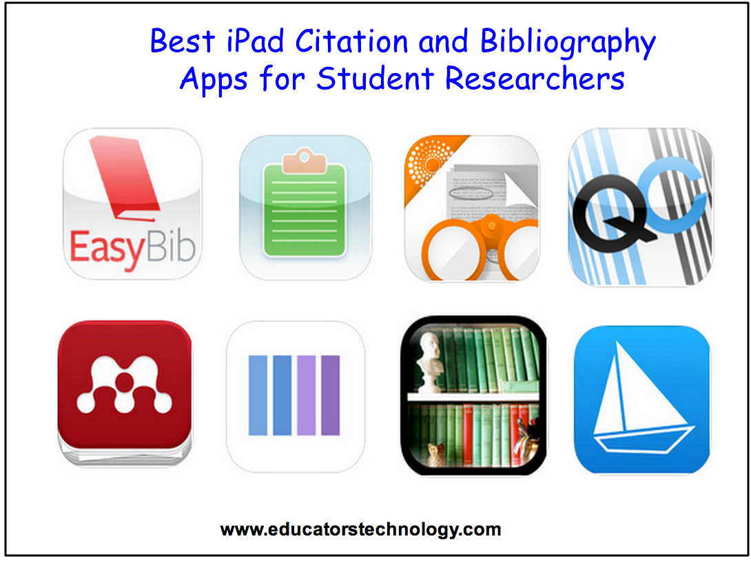The Best Citation and Bibliography Apps for Student Researchers and Academics
        ~ 
        Educational Technology and Mobile Learning