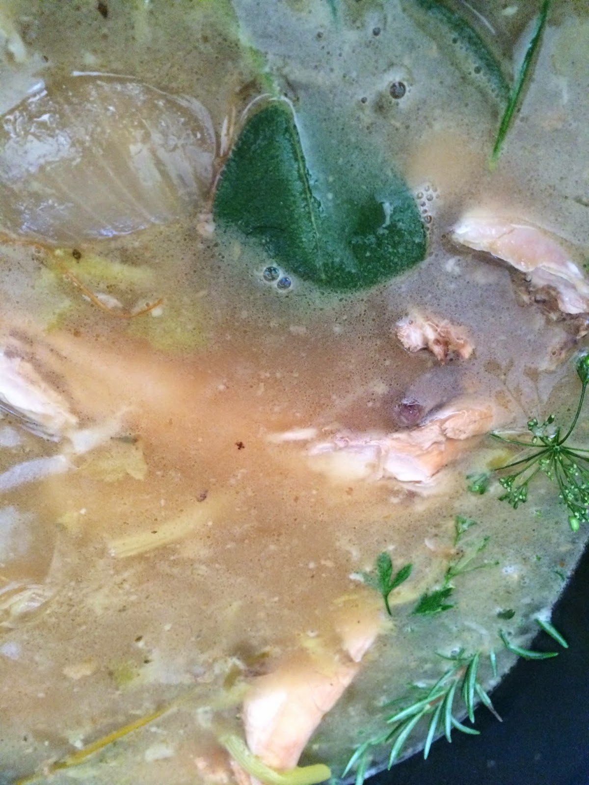 As Easy As Salt and Pepper Crockpot Bone Broth (Chicken)...Made My Way!