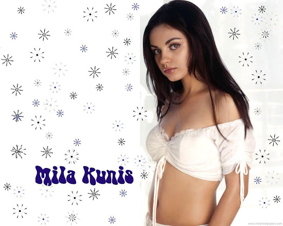 Mila Kunis Beautiful Hollywood Actress Wallpaper