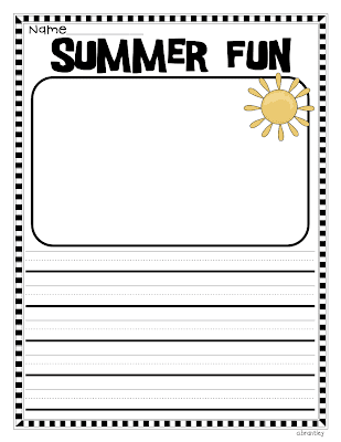 First Grade Writing Paper Templates