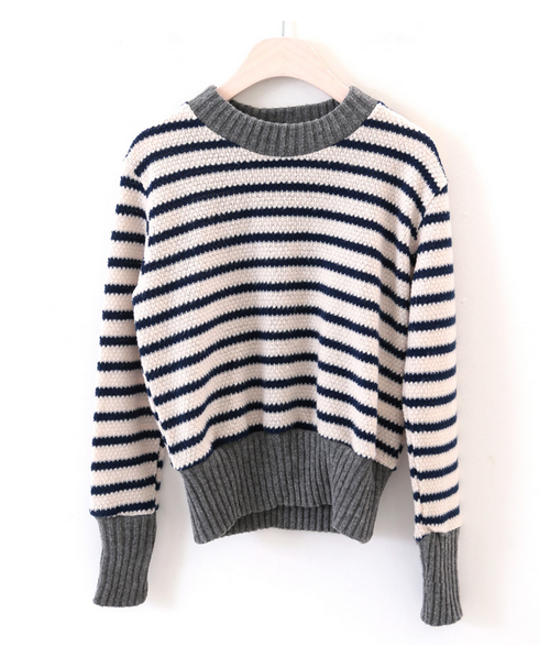 Striped Varsity Sweater
