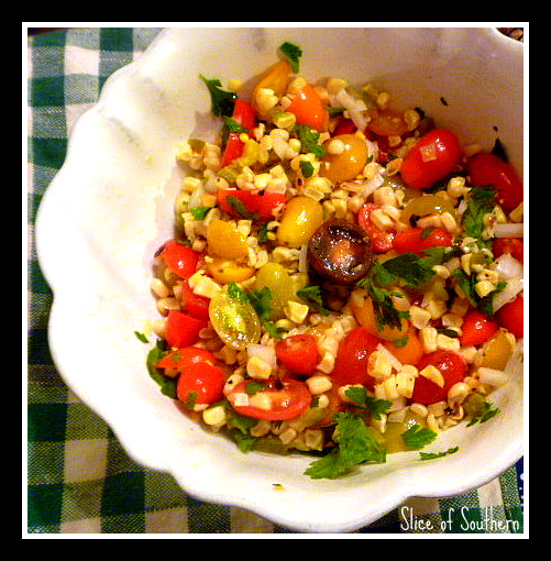 Slice of Southern Fast & Fresh Heirloom Cherry Tomato and Grilled