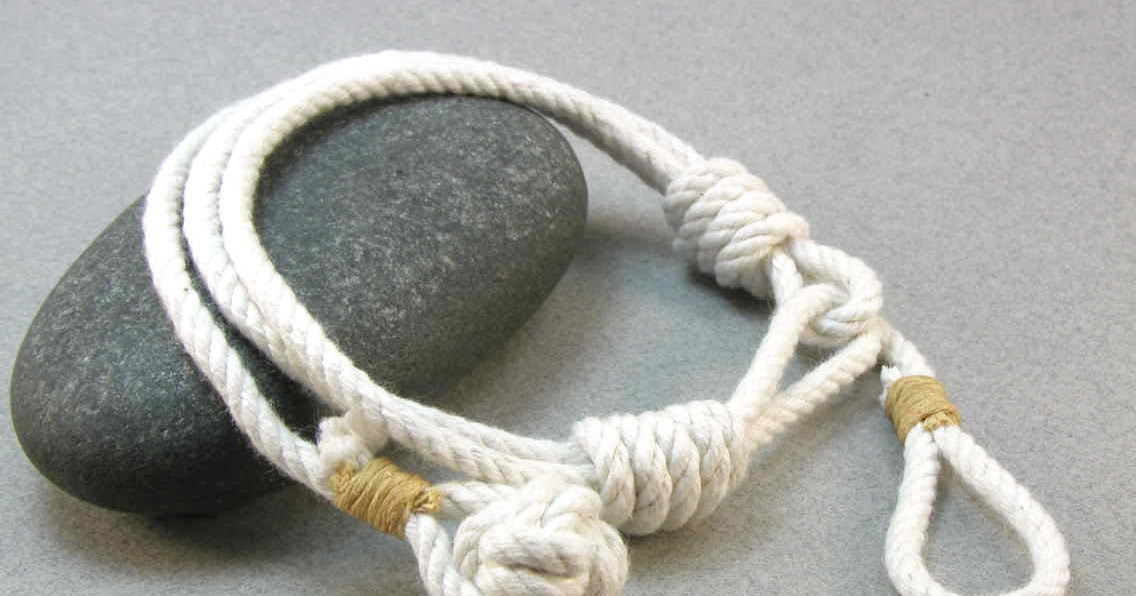 Knots and fiber bracelets casual knotted rope bracelet adjustable