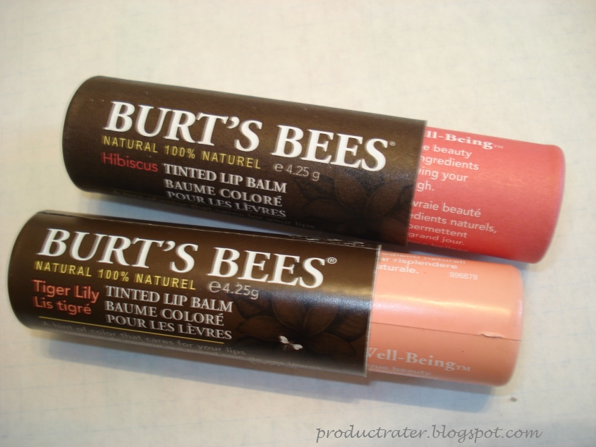Productrater! Review Burt's Bees Tinted Lip Balm