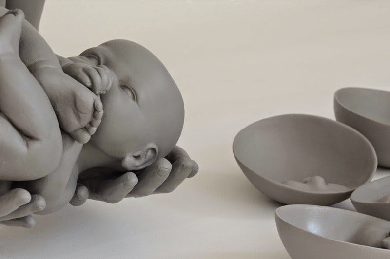 clay sculptures by Ronit Baranga