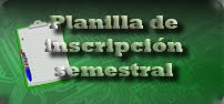 Planilla de Inscripción