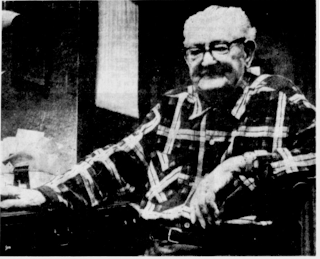 Stub Wilbur, 1980, NEA photo