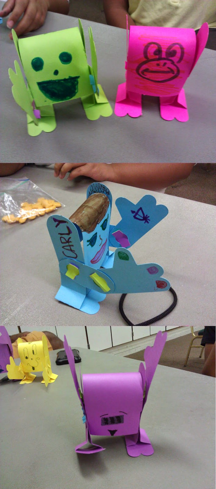 Paper Poseables Summer Art Fun at the Durham Arts Council