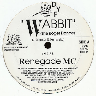 Renegade MC ‎– Wabbit (The Roger Dance) (1989) (12”) (320 kbps)