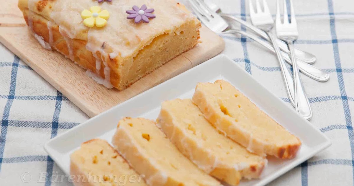 Bärenhunger: Zitronen Frischkäse Kastenkuchen