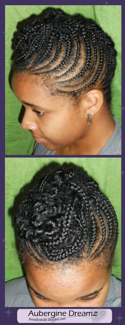 Aubergine Dreamz: Natural HairStyles: Braided Updo