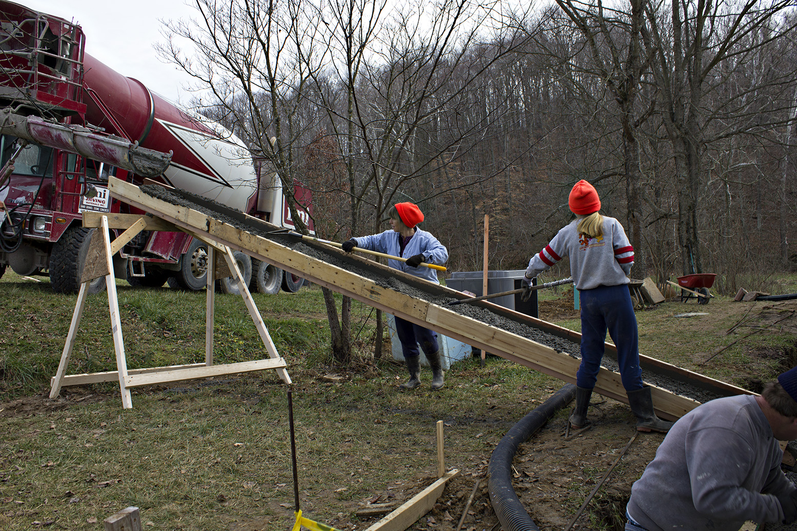 Rurification Pouring a New Footer