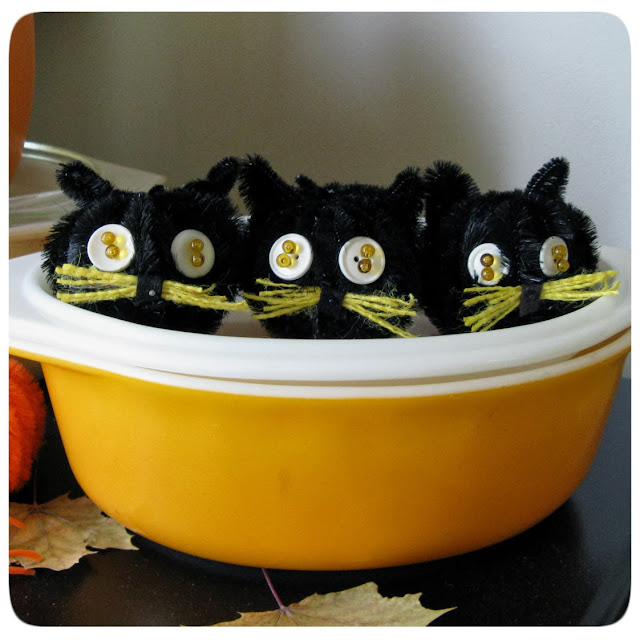 Happy as a Lark Crazy Chenille Cats