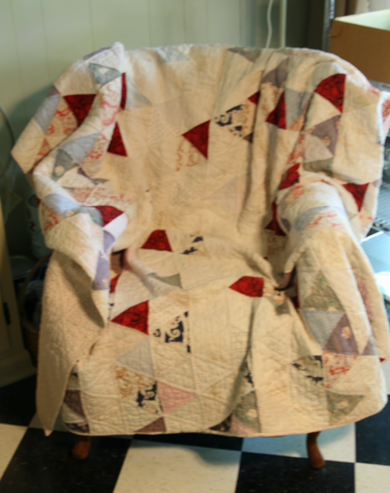 Quilt Slipcover Chair