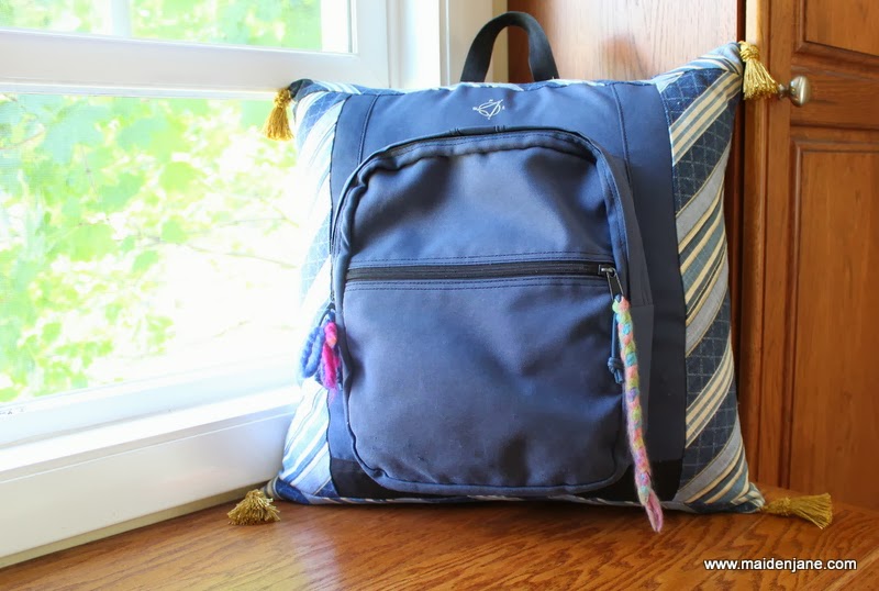 DIY Backpack Memory Pillow Maiden Jane