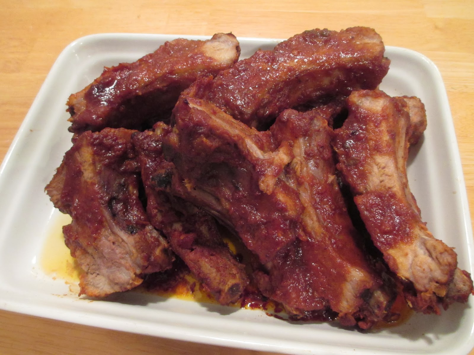 "So what are you making for dinner?" Baked Pork Ribs and a Movie