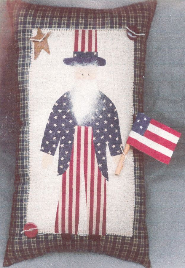 By Your Hands Tuesday Tutorial Uncle Sam Pillow Pattern
