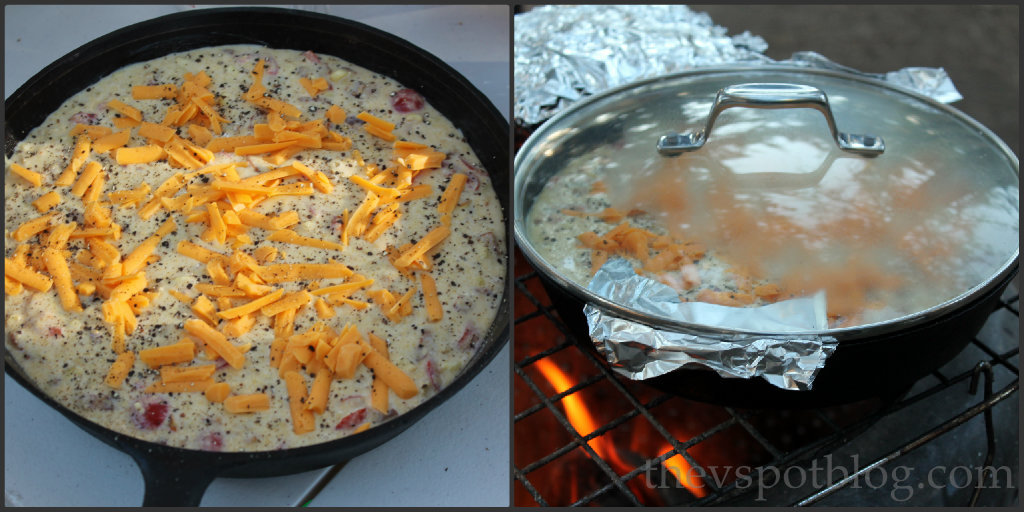 Loaded Skillet Cornbread (for the campfire or the grill) The V Spot