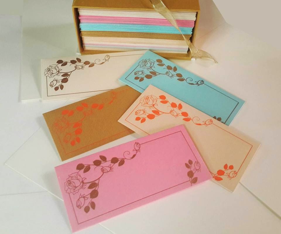ZINIA JC Spring Box Elegant Personalized Stationery Gift Tags