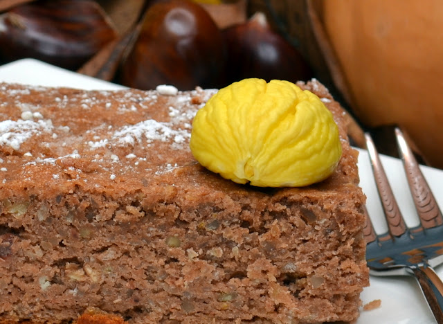 Tarta De Castañas Y Chocolate
