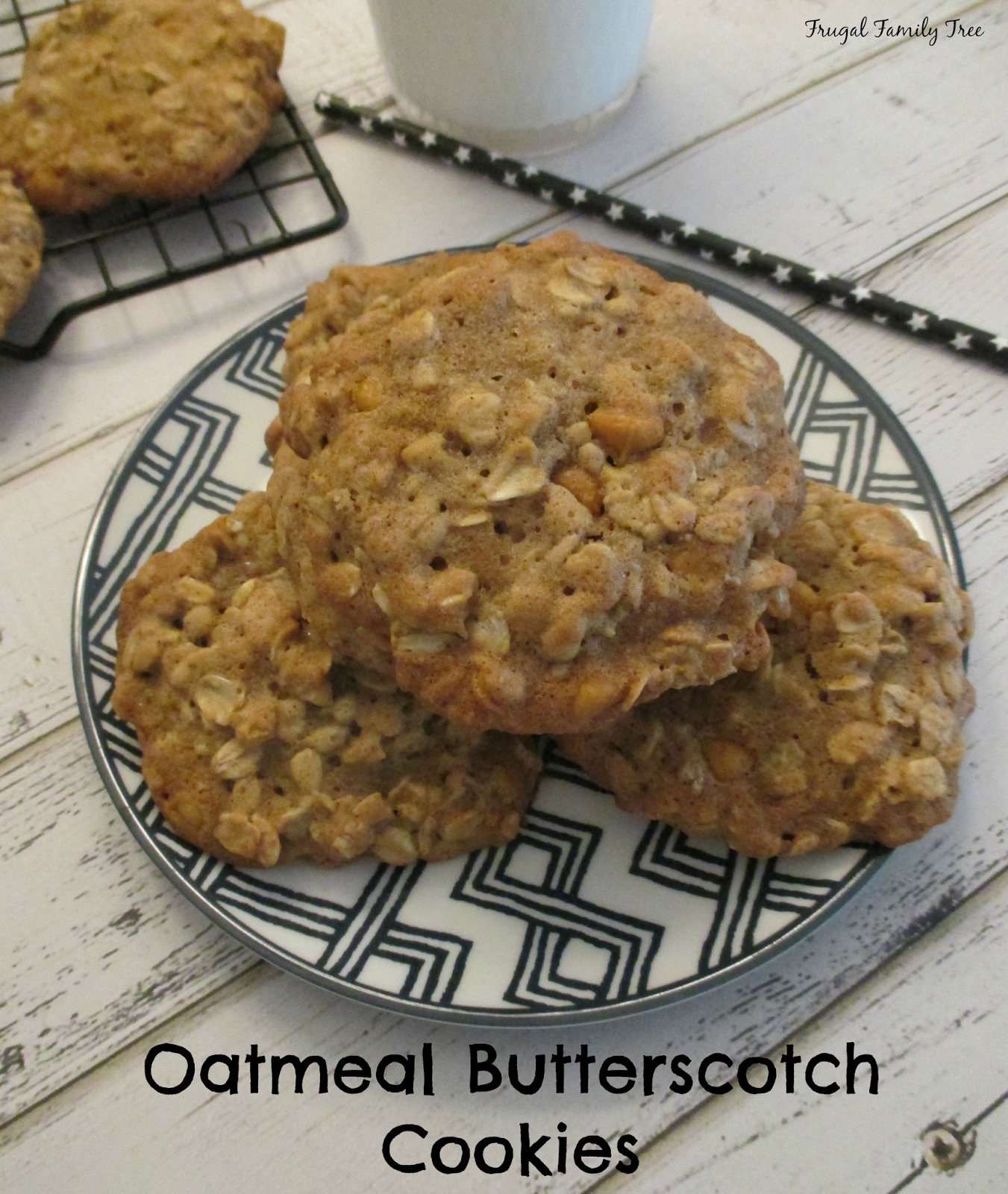 Oatmeal Butterscotch Cookies Recipe Frugal Family Tree