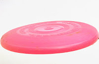 pink frisbee