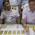 Encuentran 24 lingotes de oro en un avión en Calcuta