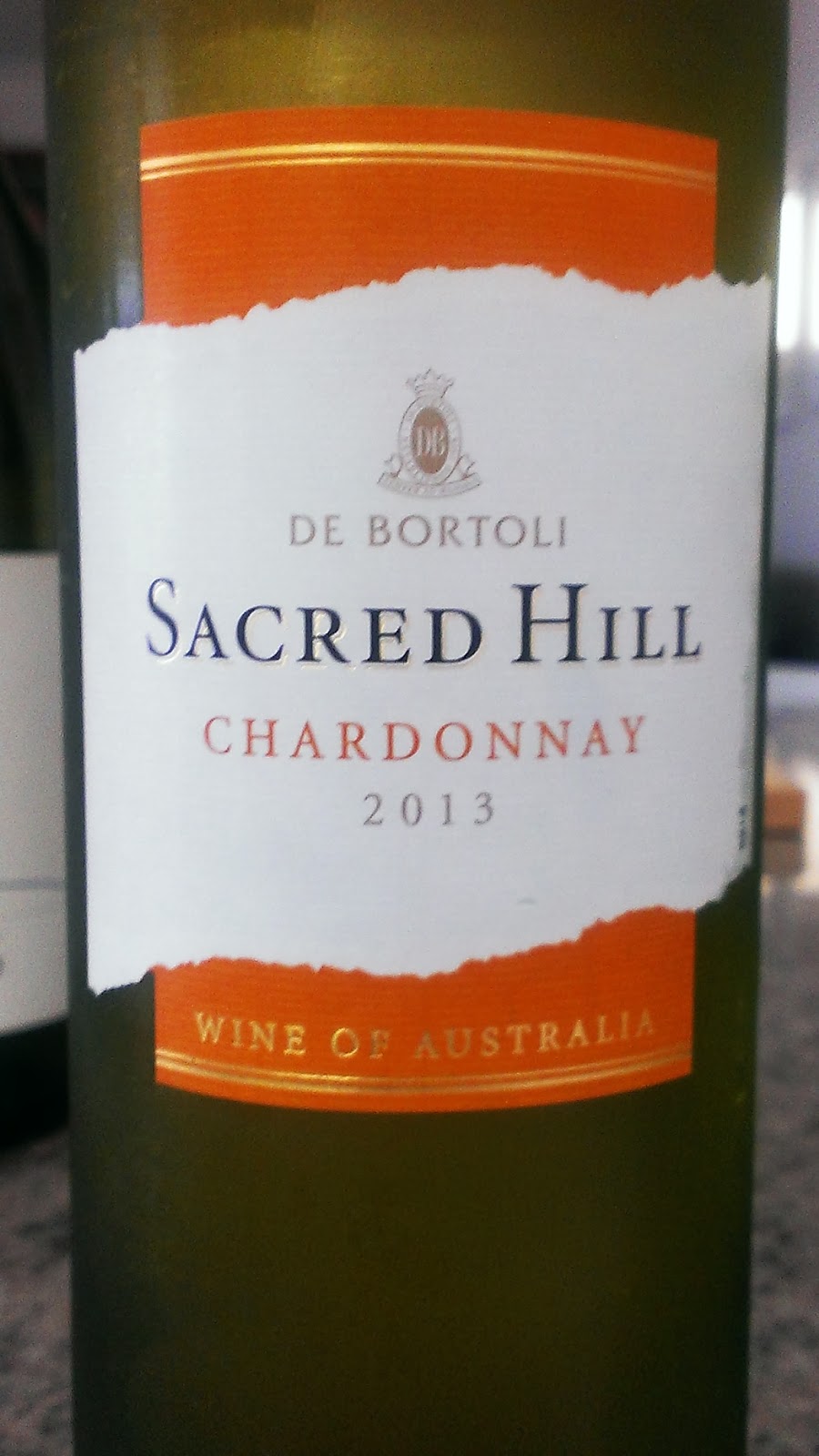 QWine - Australian Wine Reviews: De Bortoli Sacred Hill Chardonnay 2013