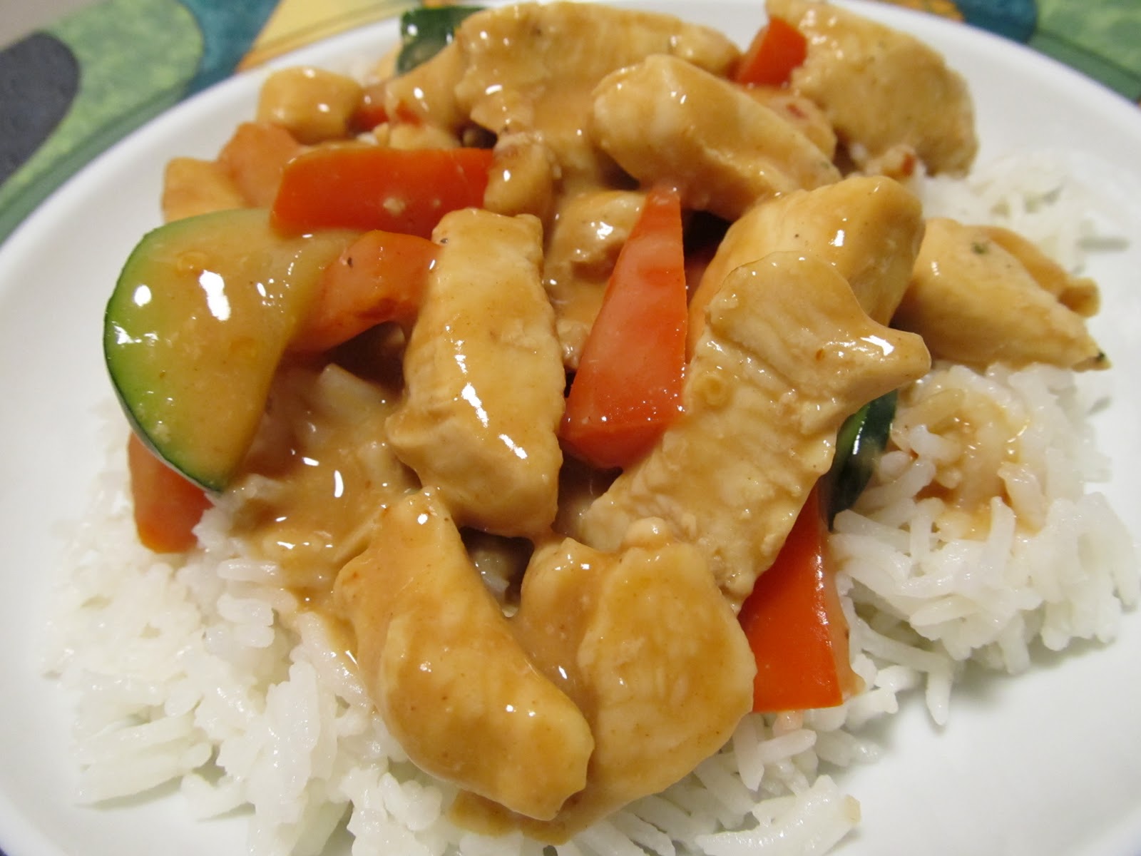 Jenn's Food Journey Thai Peanut Chicken Stir Fry