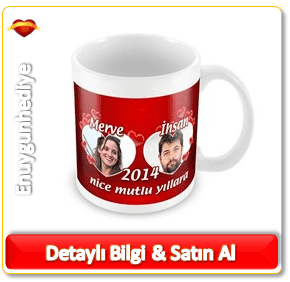 Kız arkadaşa yılbaşı hediyeleri Sevgililere Özel 2014 Yılbaşı Kupası