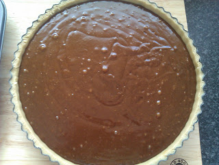 Chocolate Ginger Apricot Flan