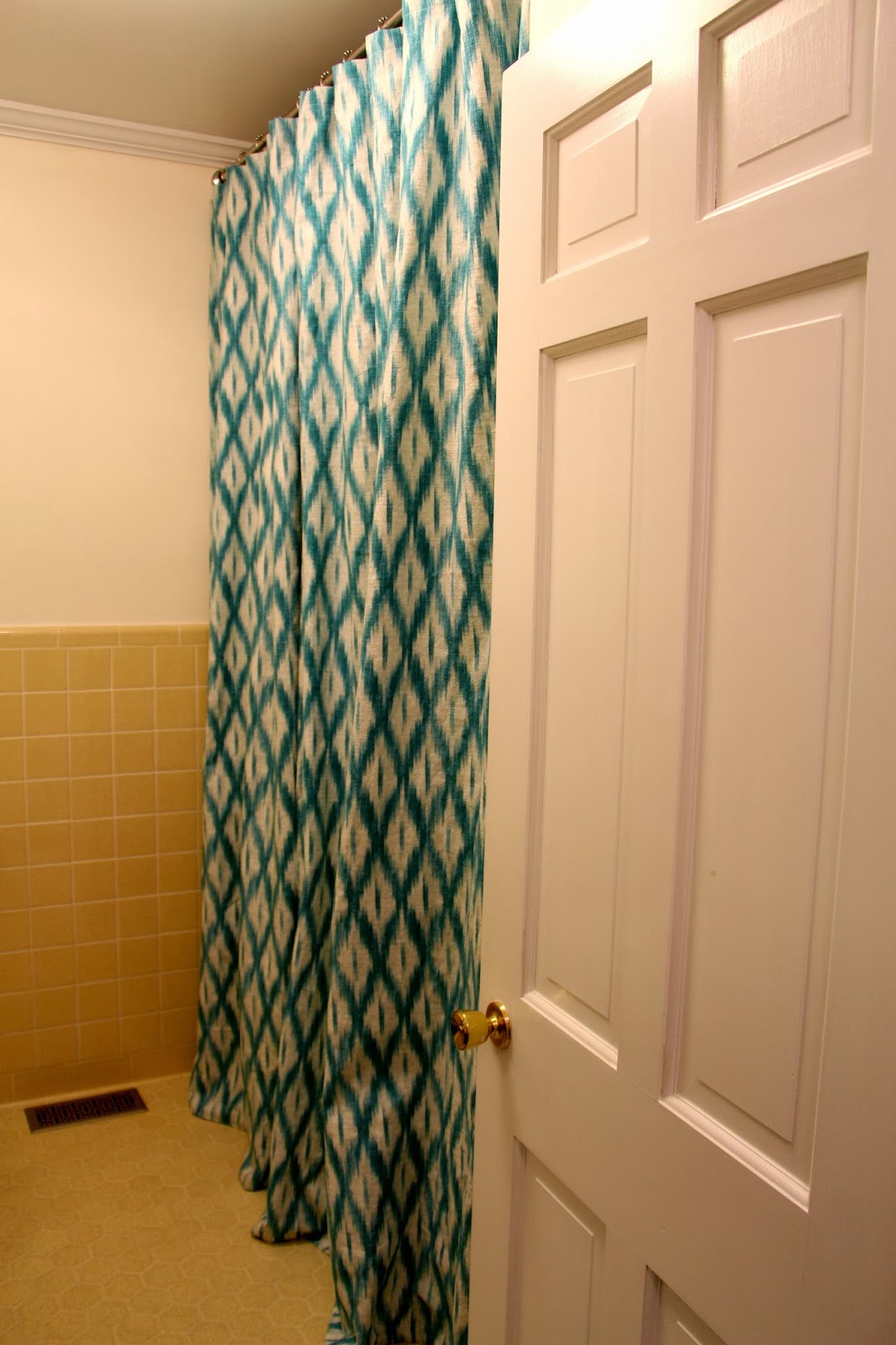 Some Like A Project: Our DIY Custom Shower Curtain