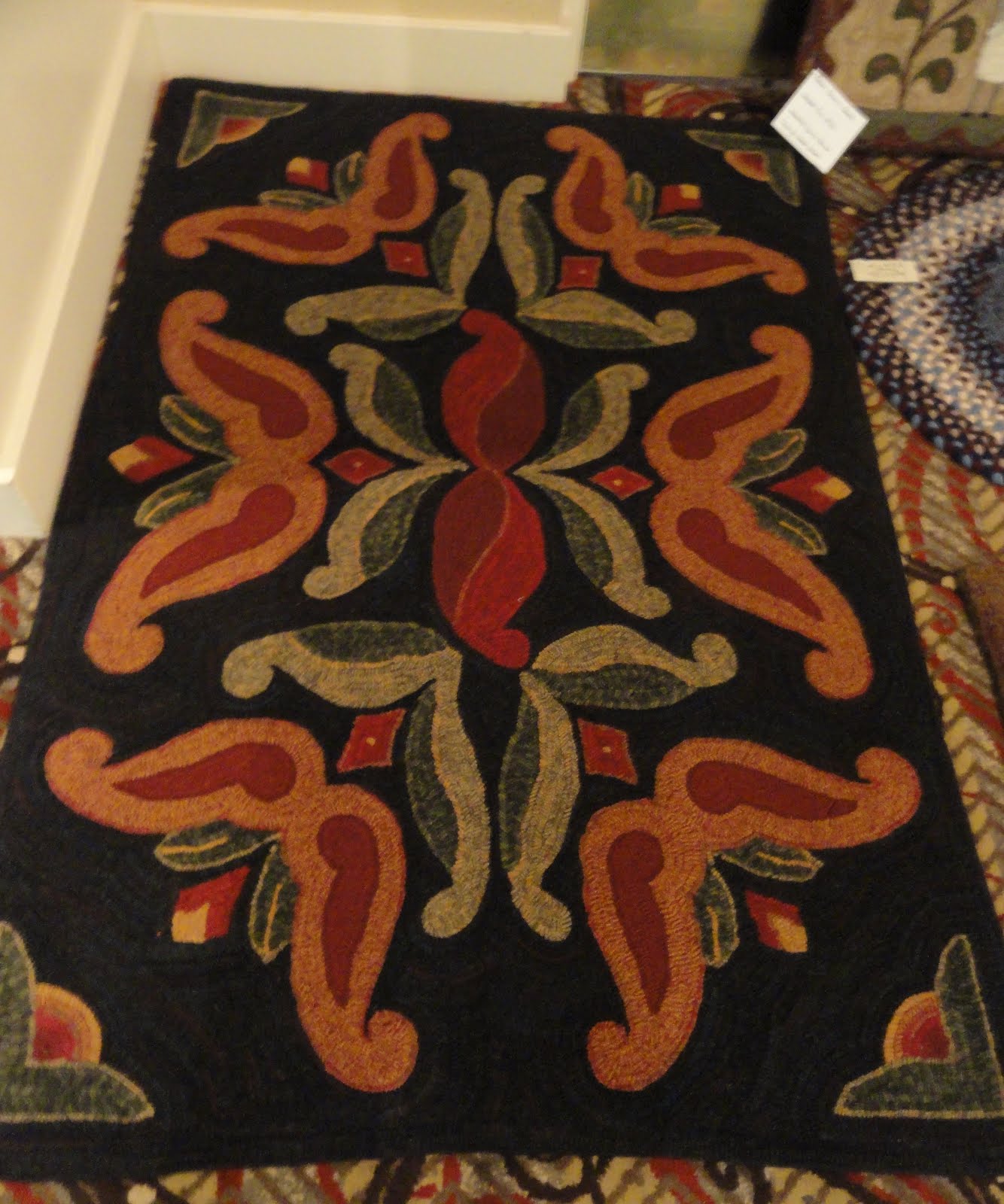 Primitives by the light of the moon Star of Texas Rug Hooking