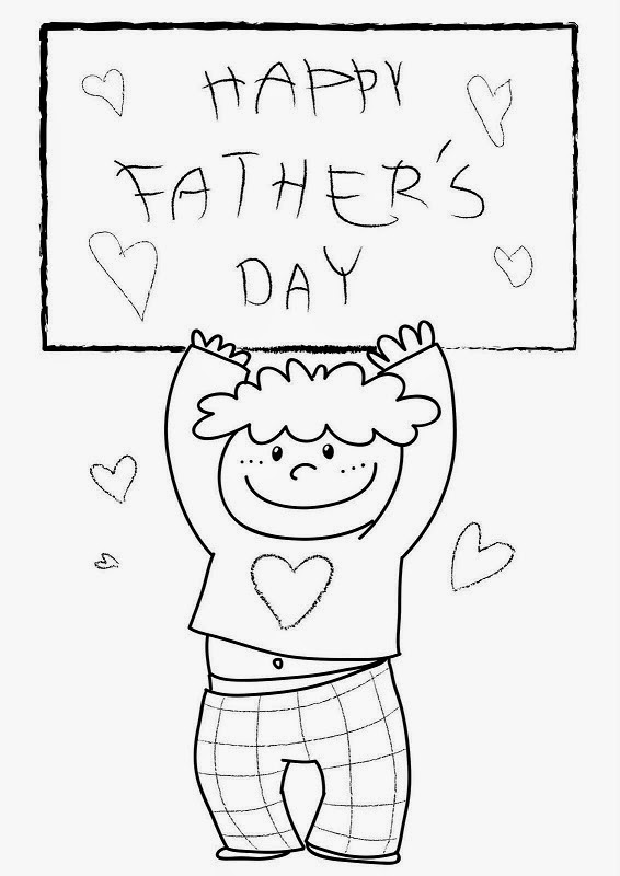 Latest Collection Of Printable Coloring Page For Father's Day 2014