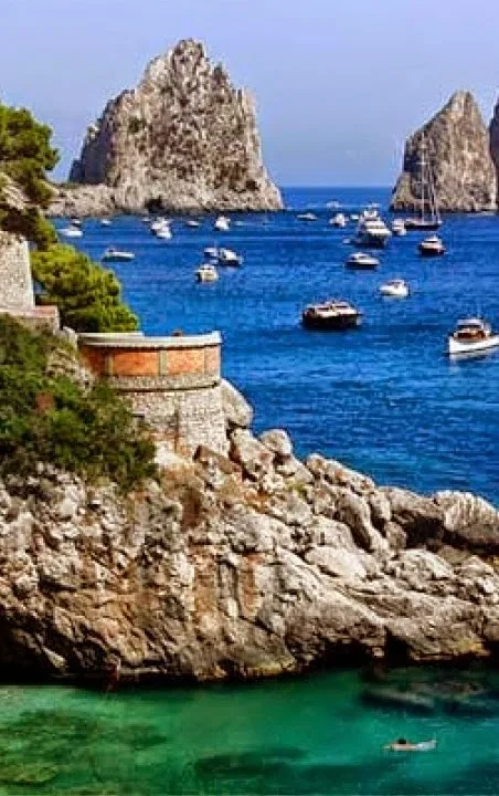 Capri Island One Of The Attraction Of Tourist