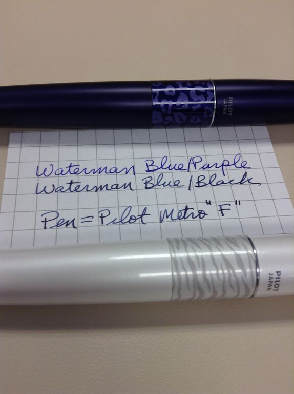 The Frugal Fountain Pen Ink Mixing