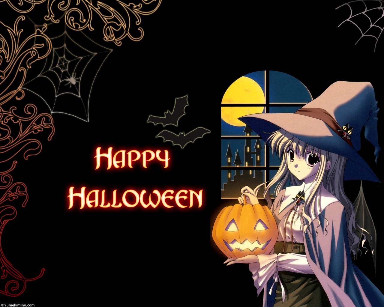 Resultado de imagem para halloween anime