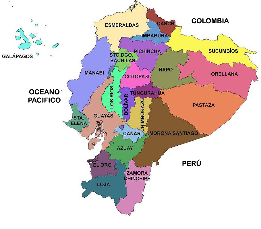 Mapas de Ecuador: Mapa de ecuador