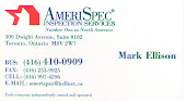 Toronto Home Inspection Services Mark Ellison AmeriSpec Inspection Services, Toronto 416-410-0909