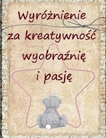 Wyróżnienie :)