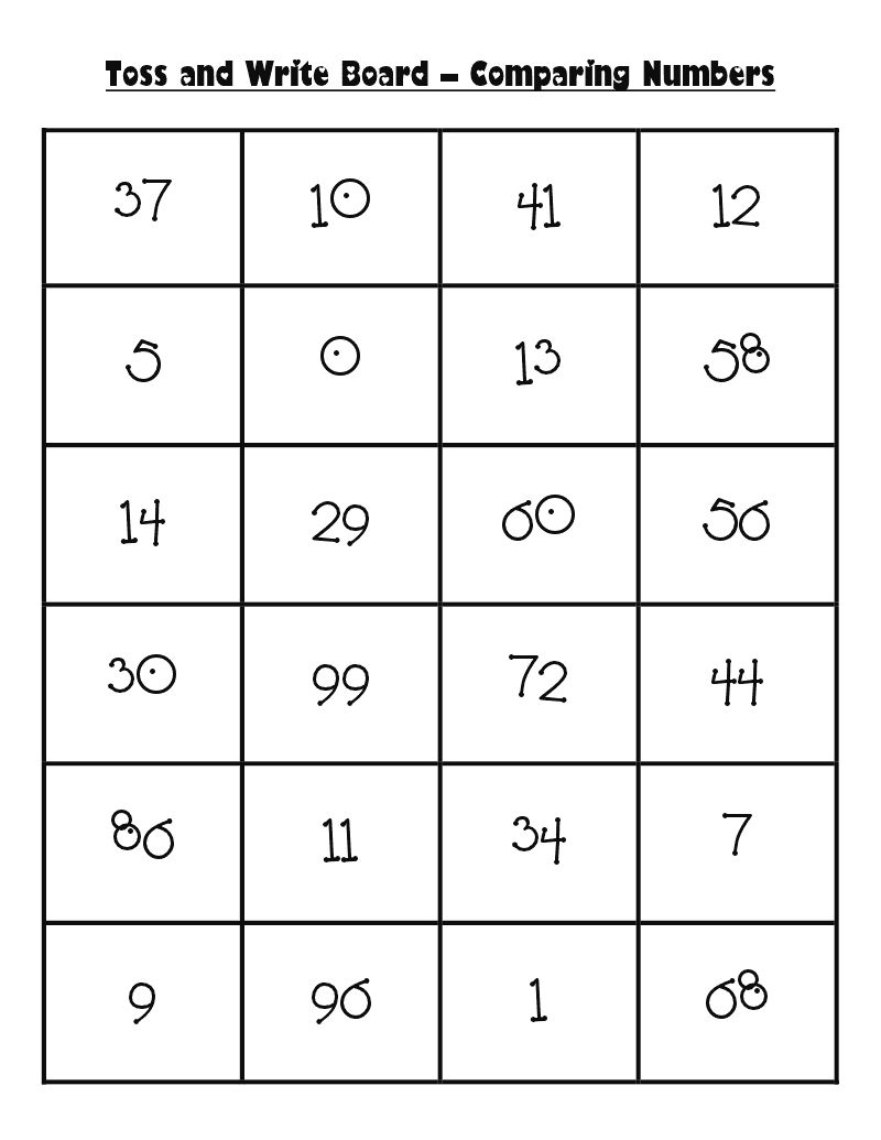 Worksheet 2 Digit Numbers two digit numbers gallery image numbers