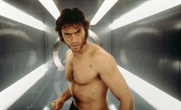 Hugh Jackman como Lobezno en X-Men (2000) Hugh Jackman como Lobezno en X-Men (2000)