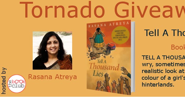 #TornadoGiveaway 2 - Book 84: Tell A Thousand Lies By Rasana Atreya