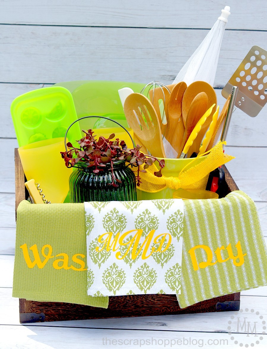 Personalized Summer Hostess Gift Basket The Scrap Shoppe