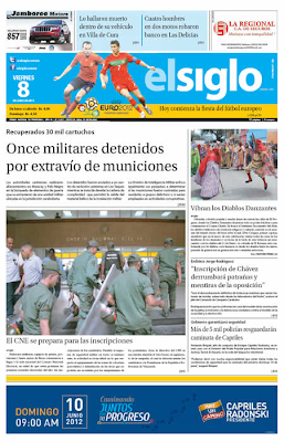 DIARIO EL SIGLO DE LOS VALLES DE ARAGUA diario el siglo de los valles de aragua: